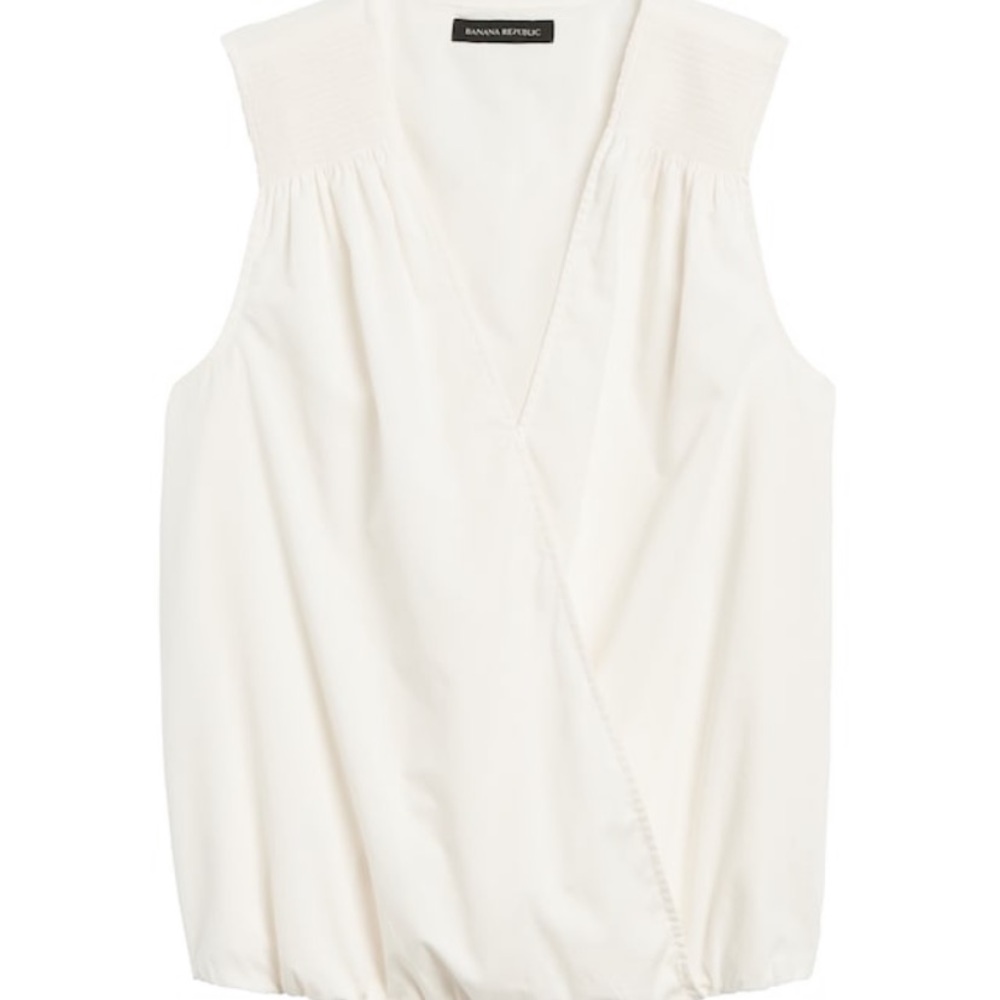 NWT Banana Republic sleeveless wrap top